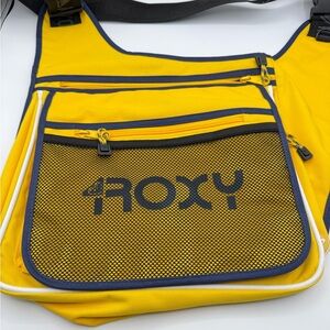 Y2K Roxy Yellow and Black Messenger Bag